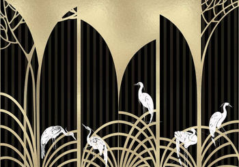 9600050 - panel Tassel Gold Random Metallics Coordonne