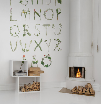 R13193 ABC for the spelling bee in Swedish - Fototapeta RebelWalls