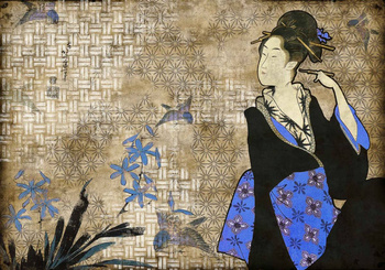 8000037 - panel Geisha Graffiti Kage 40th Aniversary Coordonne