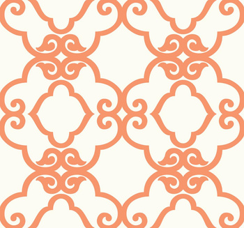 CO11901 - tapeta Scroll Trellis Coastal Chic WallQuest