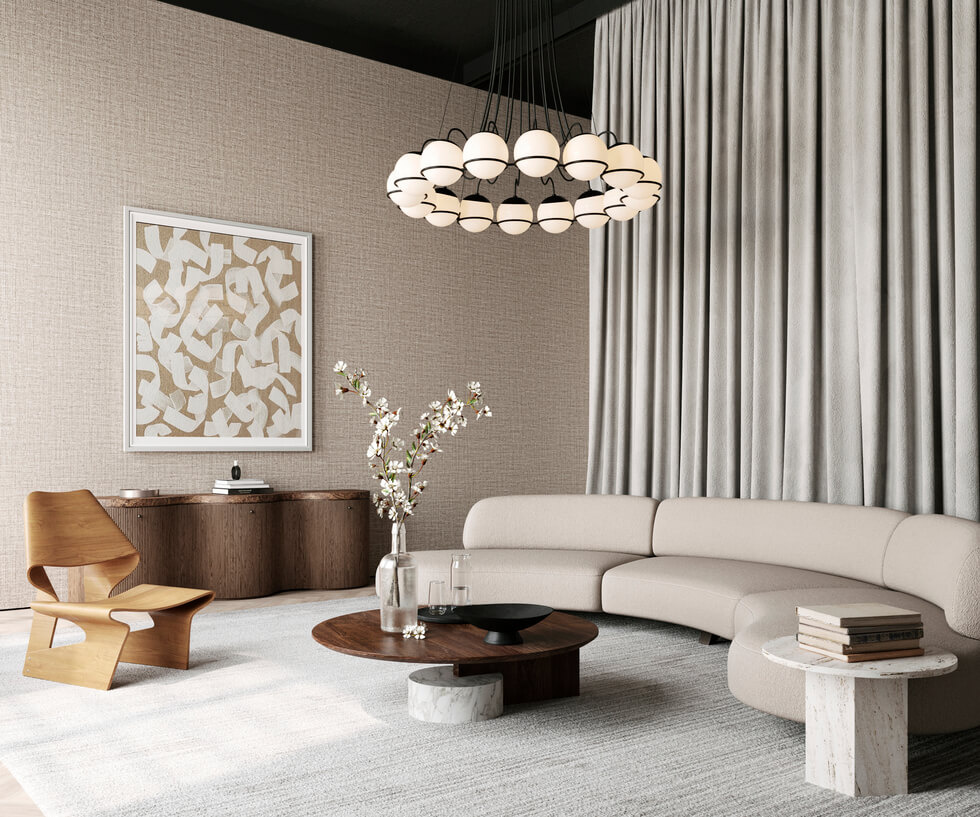 A63545-tapeta Ovillo Merino Arte – Arte – zdjęcie produktu