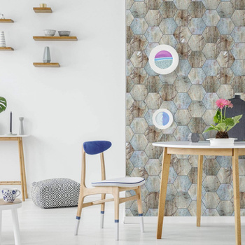 Stone Hex - tapeta Wallart