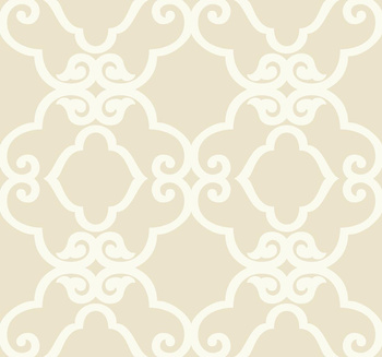 CO11905 - tapeta Scroll Trellis Coastal Chic WallQuest