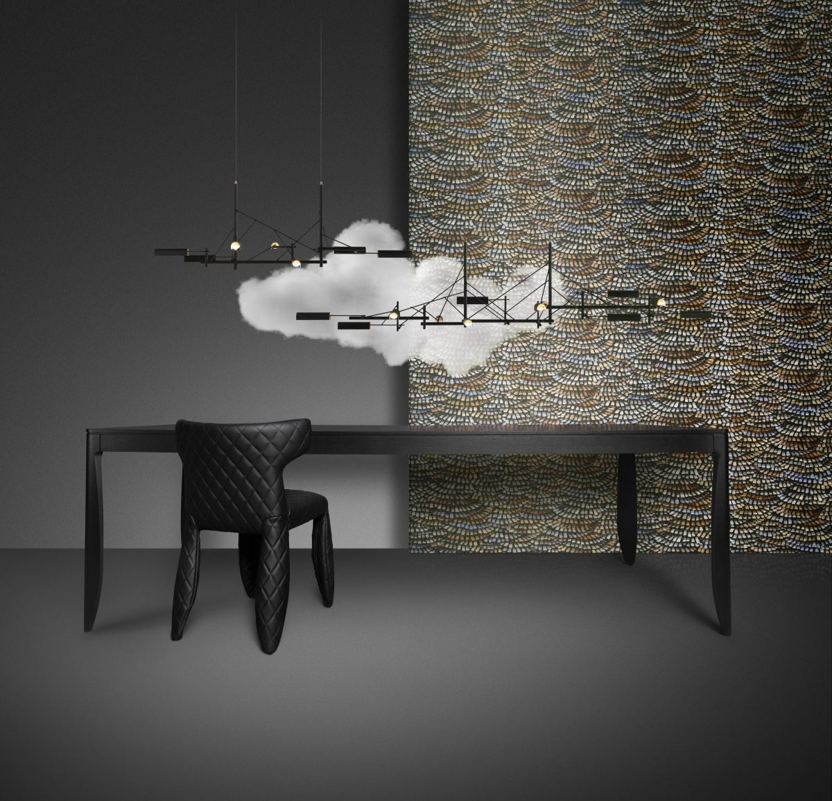 AMO4021 – tapeta ścienna Dandelion Cranes Memento Moooi Arte – Arte – zdjęcie produktu