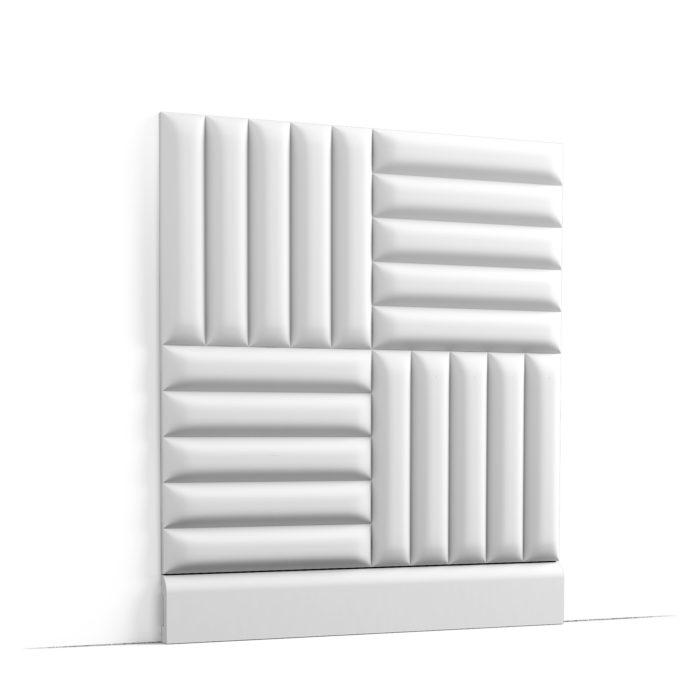 W218 QUILT panel ścienny 3D Orac Decor fragment kompozycji na ścianie