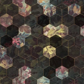 R16241 Vinum Hexagon - Fototapeta RebelWalls