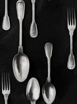 Tapeta Mind The Gap WP20248 CUTLERY SILVER