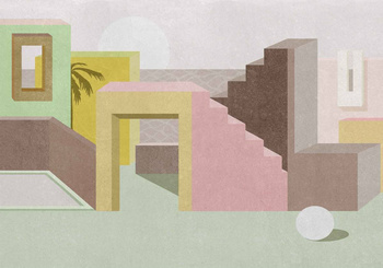 9000012 - panel La Muralla Lime Random Archist Coordonne