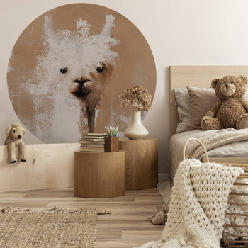 Koło Lama - Fototapeta WallArt