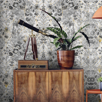 Opulence White - tapeta Wallart