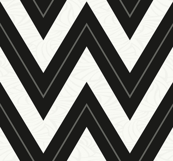 BW21006 - tapeta Chevron with Skin Texture Black & White Paper&Ink Wallquest