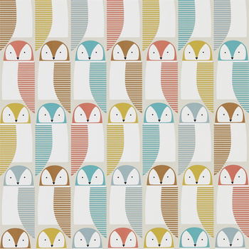 111520 – tapeta Barnie Owl Pink Grapefruit/Sunshine/Julep Noukku Scion