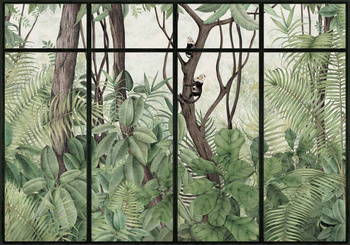 9000053 - panel Casa de Vidro Sunset Frame Random Archist Coordonne