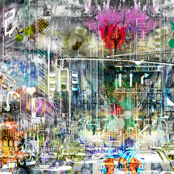 R10623 – fototapeta Cartoon City Rebel Walls