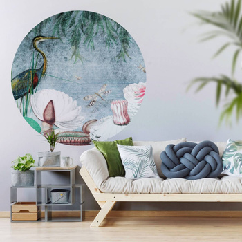 Koło Water Lily - Fototapeta WallArt