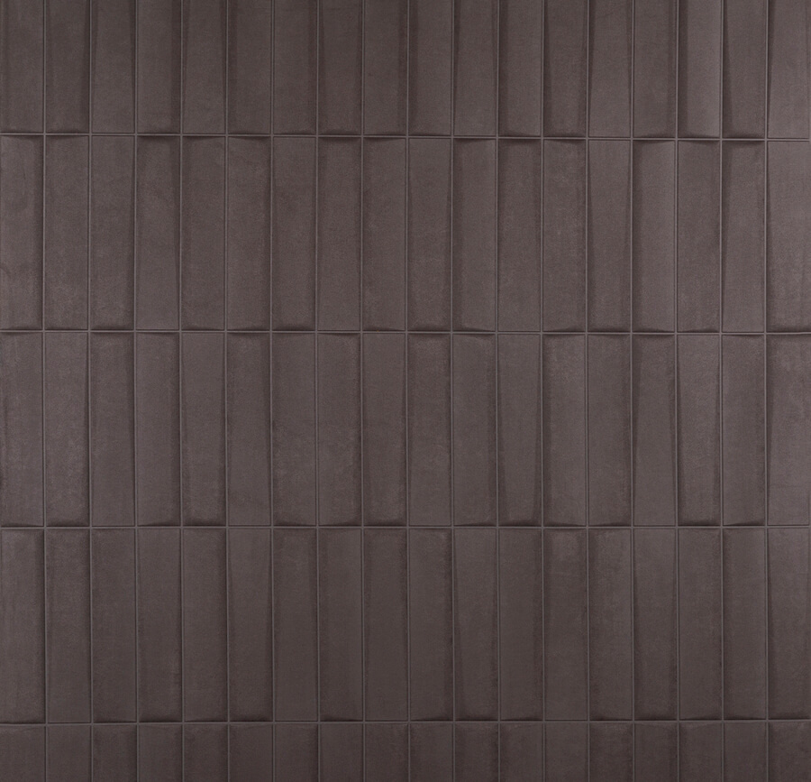 Tapeta flizelinowa Arte Yugen Kanso 72504 o panelowej strukturze w ciemnym brazie do salonu i biura