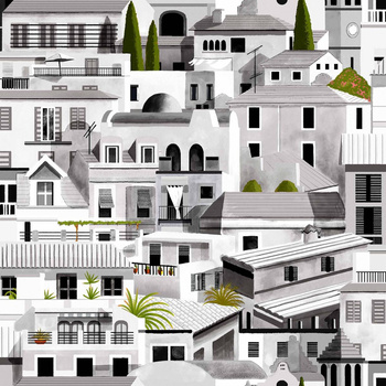 8400053 - tapeta Valldemossa Night Mallorca Coordonne