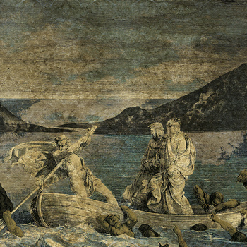 Tapeta Inkiostro Bianco - INFERIUS INKSIID2001 Goldenwall