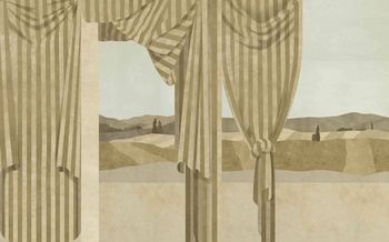 9300081 - panel Drapé Ocher Maximalism Coordonne