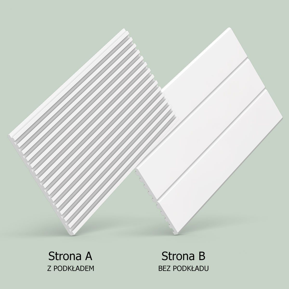 Panel ścienny WX205 TRACK dwustronny – struktury A i B