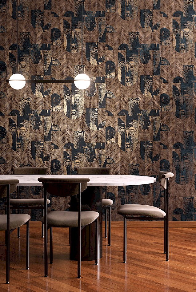 TRI301  – tapeta Mask Tribute Khroma – Khroma – zdjęcie produktu