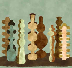 DGPOT1041- tapeta Potteries Terra Khroma