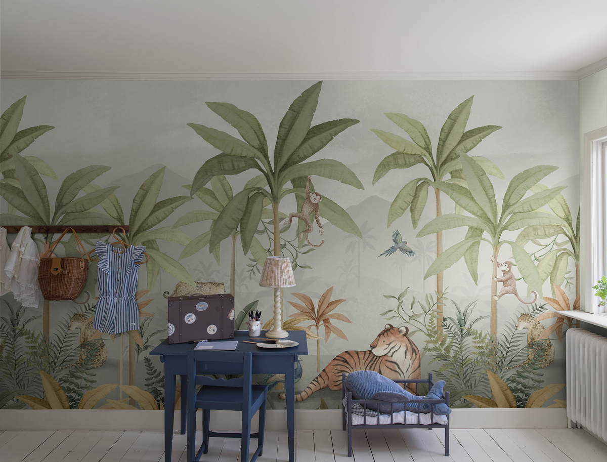 6945 – mural Wild Jungle Newbie Wallpaper II – BorasTapeter – zdjęcie produktu