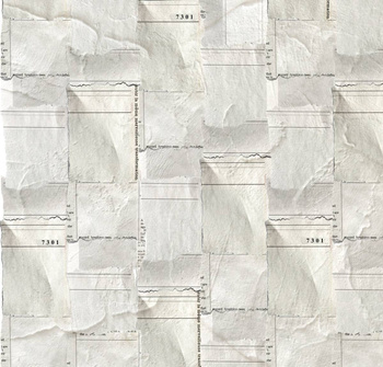 6500505 - panel Newspaper pieces Sepia Random Papers Coordonne