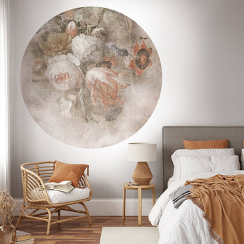 Koło Boudoir Vintage - Fototapeta WallArt