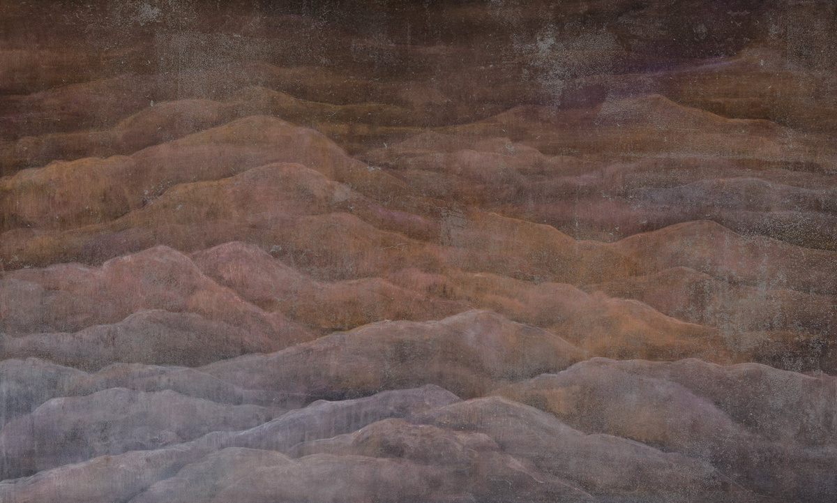 Tapeta na wymiar RAUV Tapeta wzgórza brązowa mural do sypialni i salonu