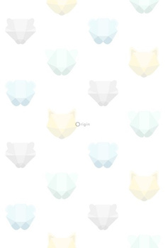 357208 - mural Origami Animals Heads Hide & Seek Origin