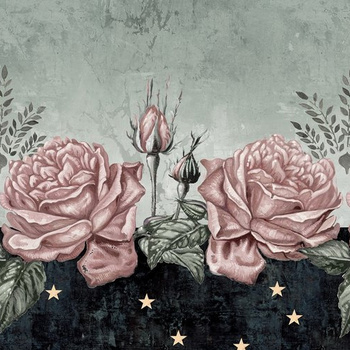 WET_RS2002 ROSA DI SERA - Fototapeta Wal&Deco WET