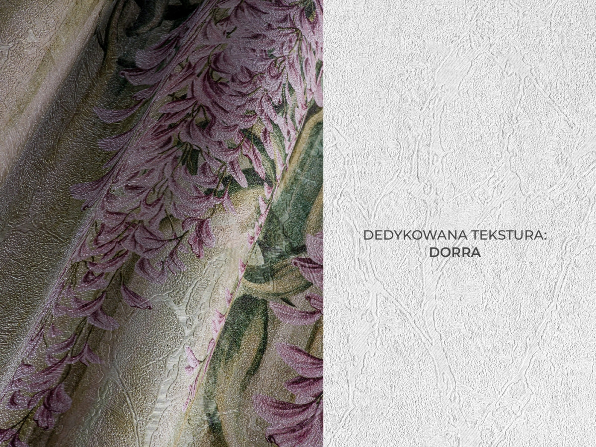 Struktura Dorra dedykowana do fototapety Wisteria WallCraft