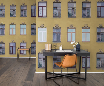 R15872 Window Row, Saffron Street - Fototapeta RebelWalls