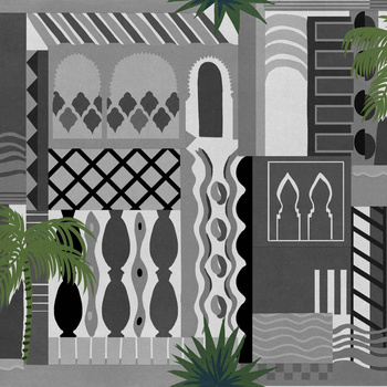 9200063 - tapeta Majorelle Off Wander Coordonne