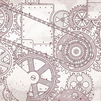 WDSP1502 – fototapeta Steampunk Contemporary 2015 Wall & Deco