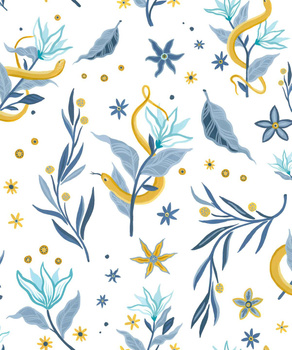 8000066 - panel Serpientes y Flores Light 40th Aniversary Coordonne