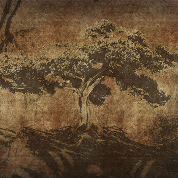 Tapeta Inkiostro Bianco - AMBOO INKLASK2001 Goldenwall