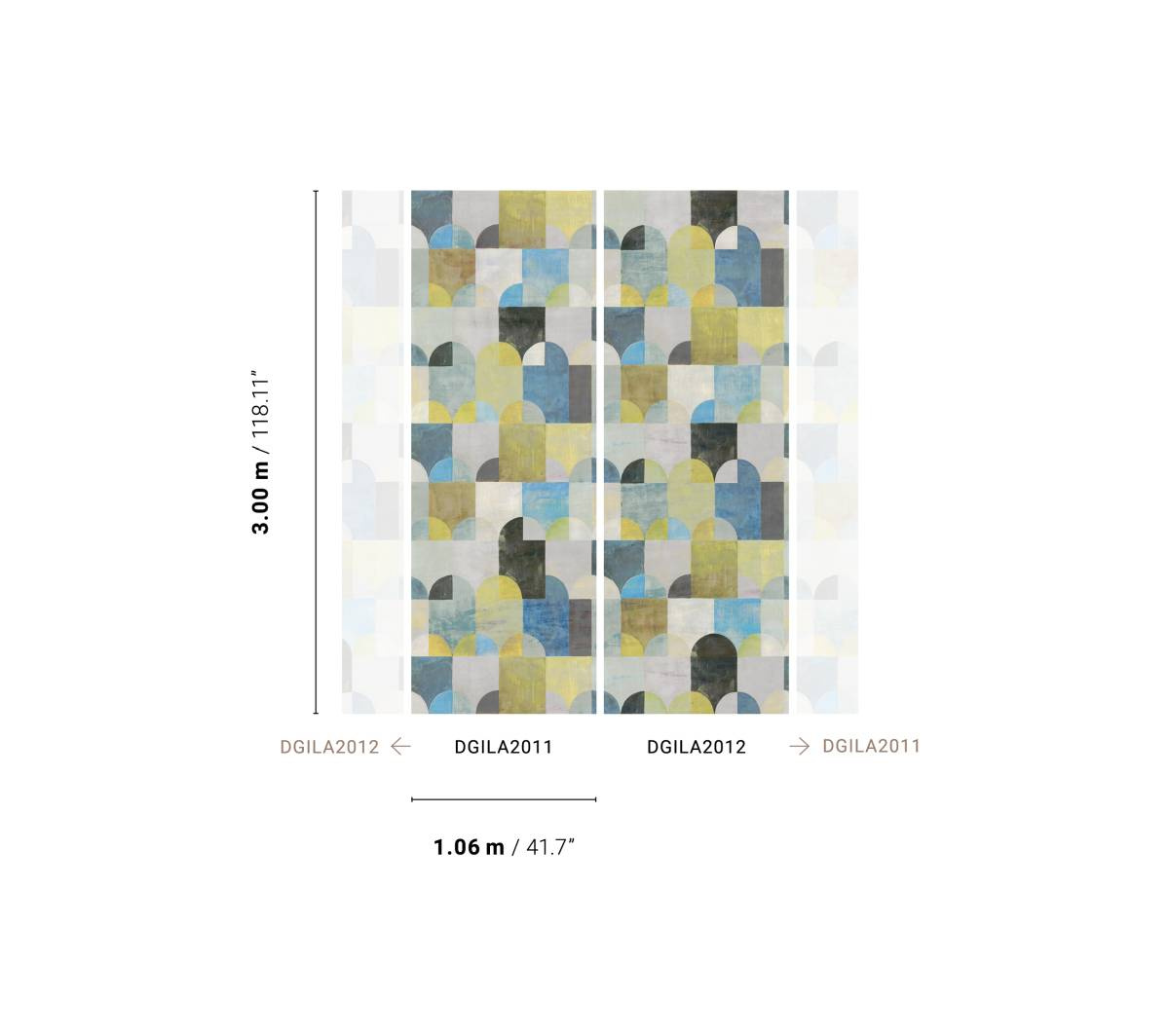 Arc Lime - tapeta Aquila Khroma – Khroma – zdjęcie produktu