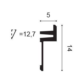 C383 - Listwa oświetleniowa sufitowa | Orac Decor – Orac Decor – aranżacja wnętrza