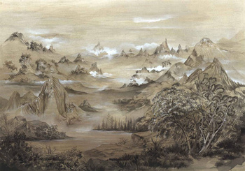 7900020 - panel Kami Maca Random Chinoiseries II Coordonne