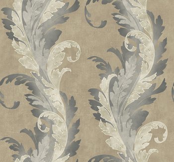SE30906 - tapeta Big Scroll Suede Wallquest