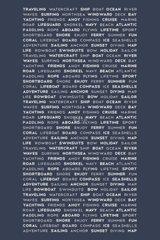 148-158845 - panel Maritime Texts Regatta Crew Esta Home