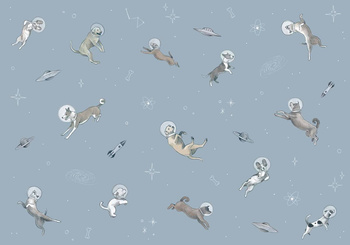 9700080 - panel Doggy Gravity Sky Mies Coordonne