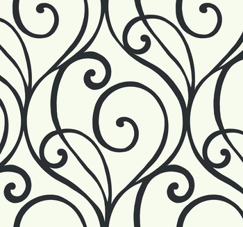 CO10000 - tapeta Modern Scroll Coastal Chic WallQuest