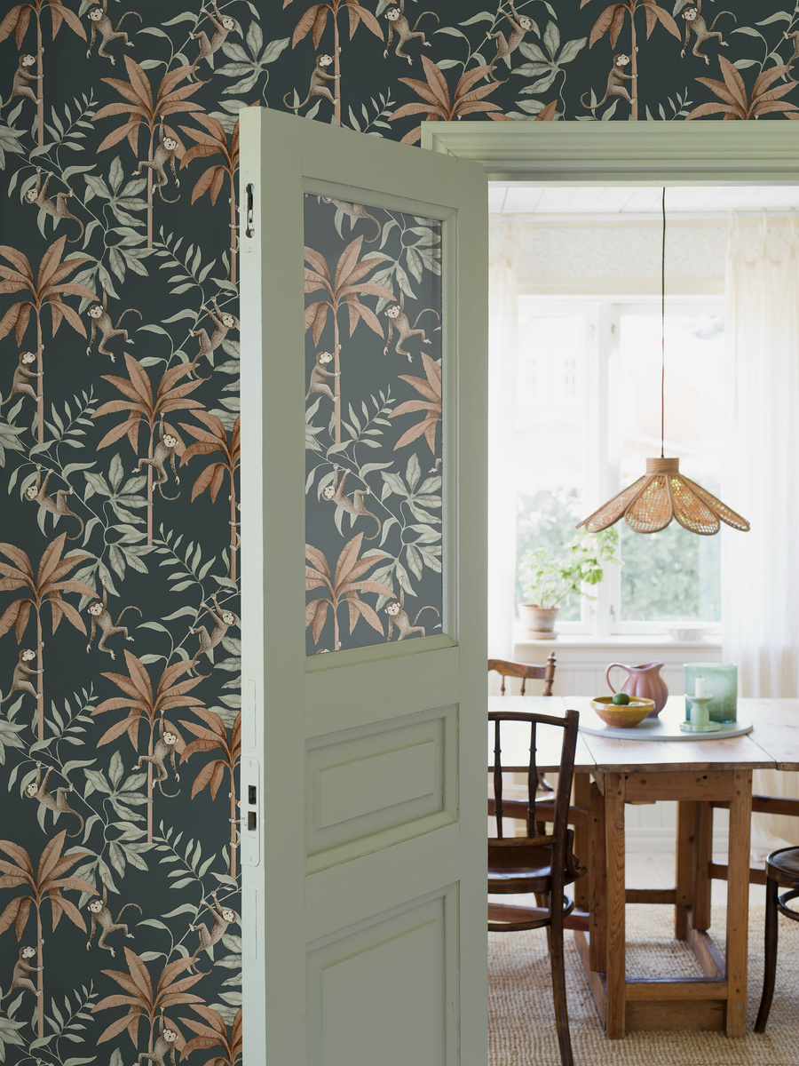 6937 – tapeta Jungle Friends Newbie Wallpaper II – BorasTapeter – zdjęcie produktu