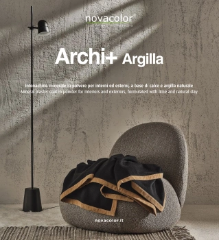 Archi+ Argilla - Mineralny tynk Novacolor
