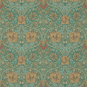 214704 Honeysuckle & Tulip Tapeta ścienna Archive Wallpapers III Morris & Co