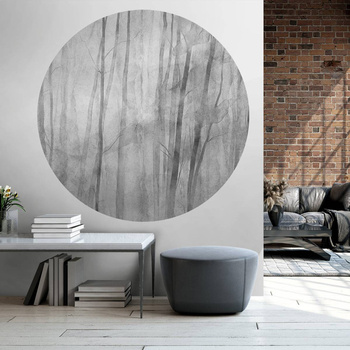 Koło Mori Grey - Fototapeta WallArt