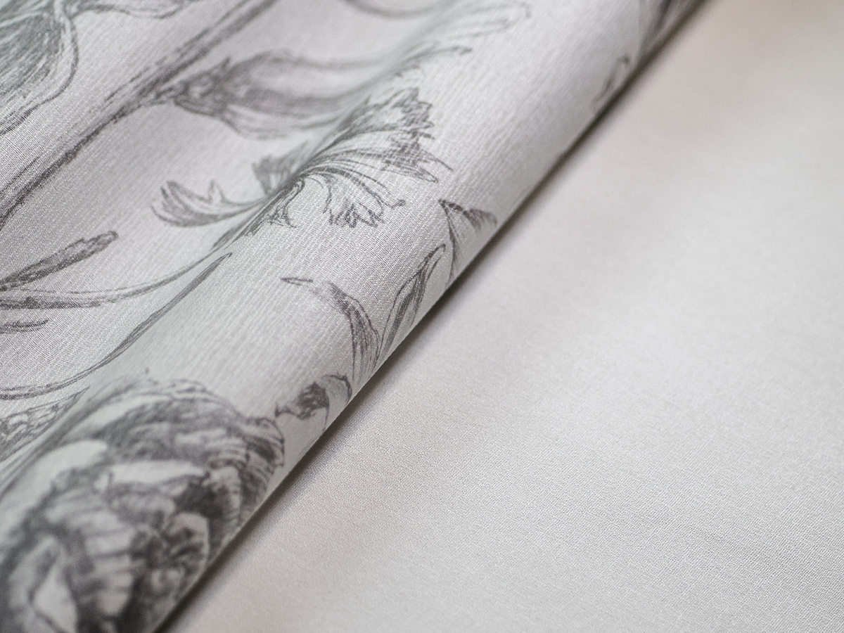 Tapeta polana kwiatów Brandi WallCraft 740312301 – zbliżenie struktury winylowej